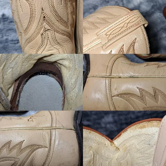 Vintage Dan Post Western Cowboy Boots - Picture 7 of 8